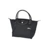 Longchamp Le Pliage Club 23 Short Handle Large Capacity Nylon Canvas Shopping Bag Dumpling Bag Tote Bag Small Women Tote Bags Black 1621619001