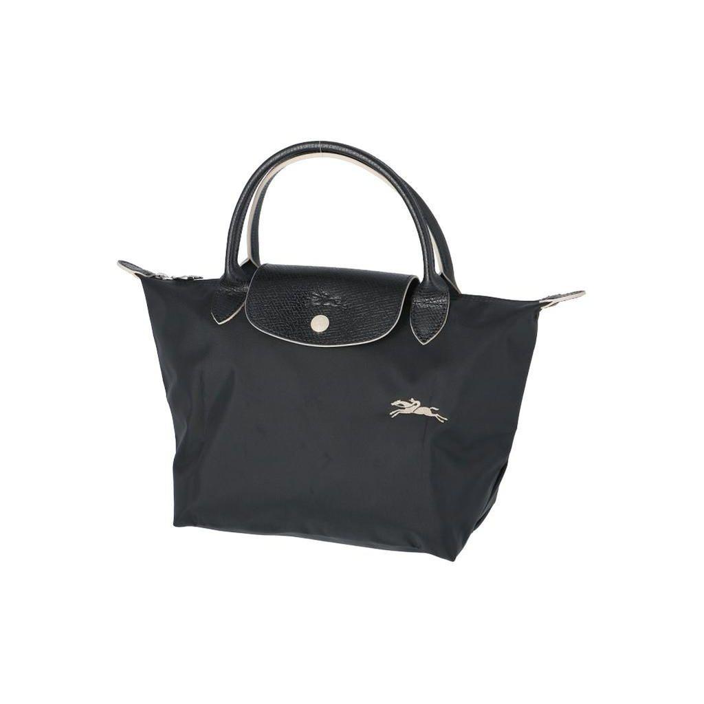 Longchamp Le Pliage Club 23 Short Handle Large Capacity Nylon Canvas Shopping Bag Dumpling Bag Tote Bag Small Women Tote Bags Black 1621619001