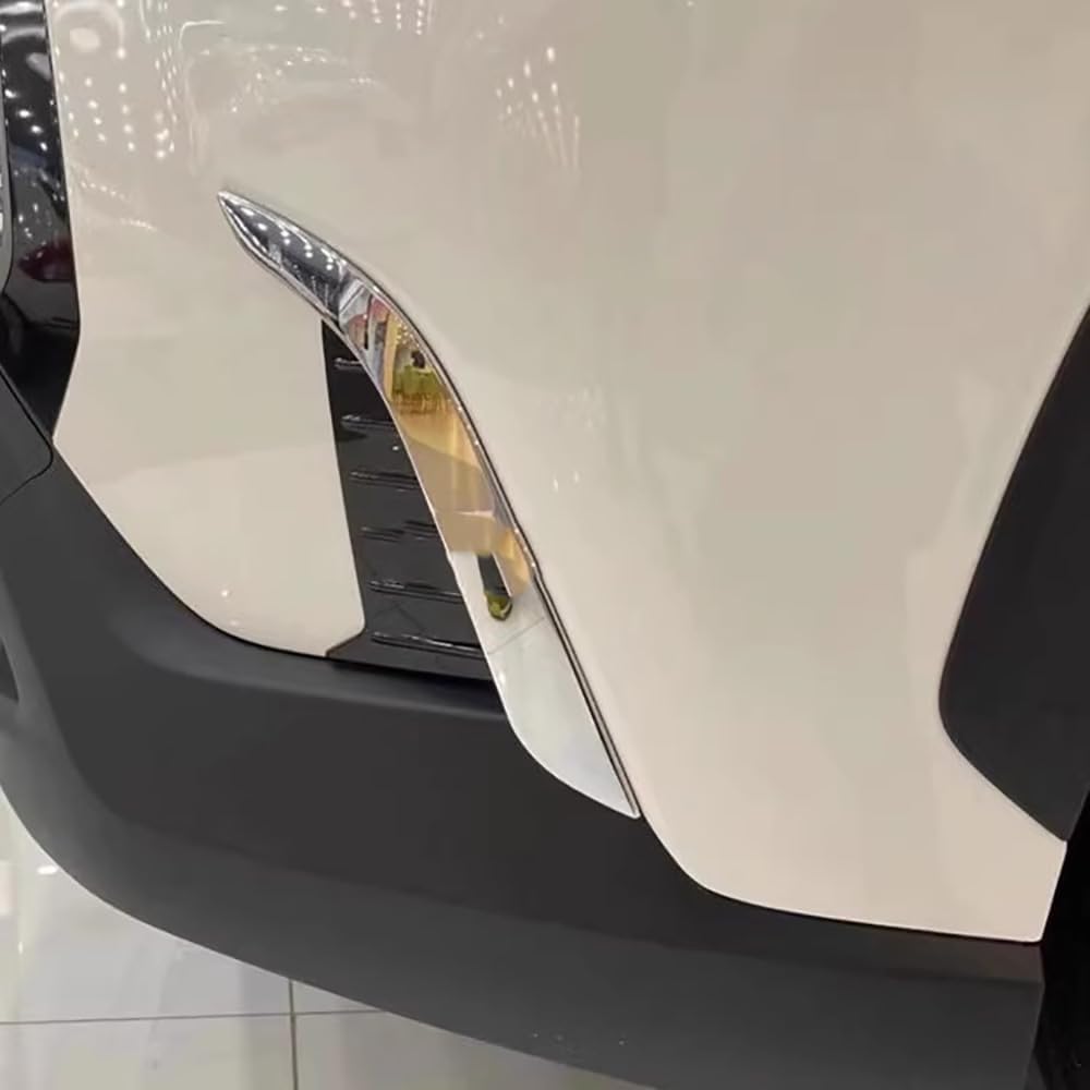 Car Accessories Fit for Toyota Corolla cross 2022-2024 ABS (Chrome Black) Front Fog Light Lamp Frame 2pcs