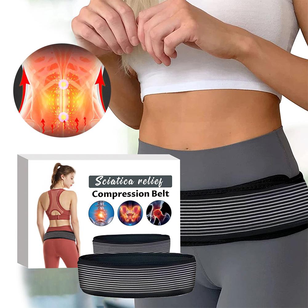 113cm Pelvic Support Belt Breathable Lumbar Vertebra Ache Corrective Band Pain Relief Anti-Slip for Pelvic Bone Correct
