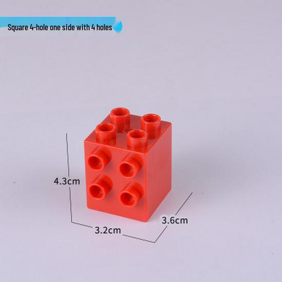 LEGO Duplo-Compatible Building Blocks: Accessories & Special Shapes for Kids' Educational Toys