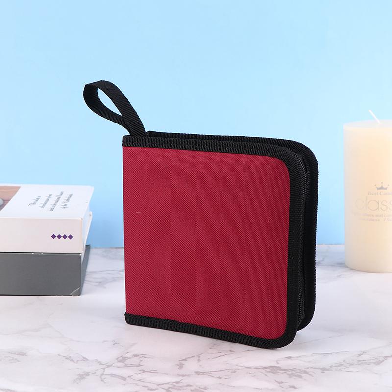 1Pc 40Tablets Cd Dvd Discs Oxford Handbags Storage Case Cd/Dvd Case Cd Case Storage Dvd Organizer Case Dvd Booklet Holder