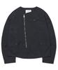 Nomanual Collarless Jacket - Washed Black