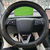 Braid Suede Style Steering Wheel Cover for Tesla Y Model Juniper Model 3  2024 2025 Full Coverage Accessory