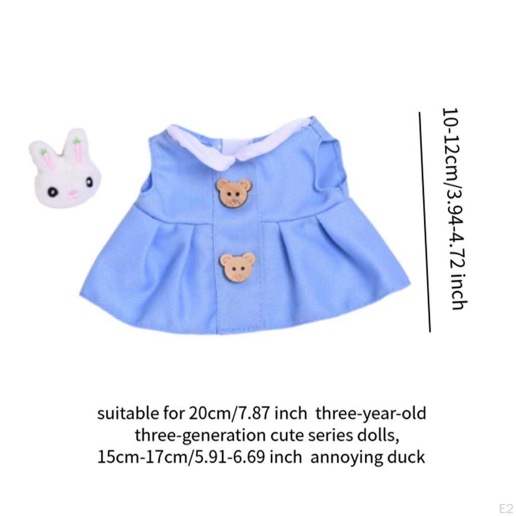 20cm Girls Doll Dress Clothes Imagination Coordination DIY Toy Accessories Fashion