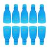 10PC Plastic   Cap Clip UV Gel Polish Remover Wrap Tool
