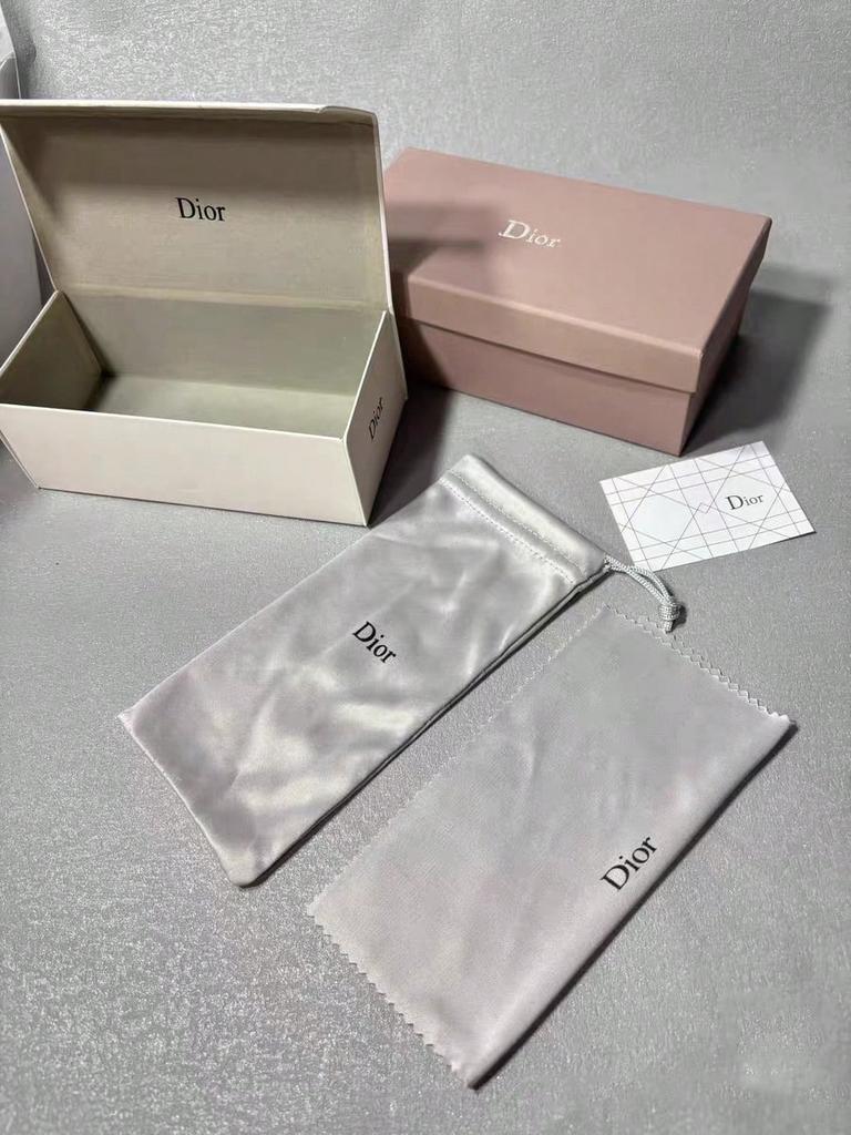 Dior Large White Eyeglass Case