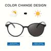 1Pcs 1 Pair Of New Retro Metal + Tr Glasses Frames For Men And Women Fashionable And Trendy Glasses Tinted Lenses
