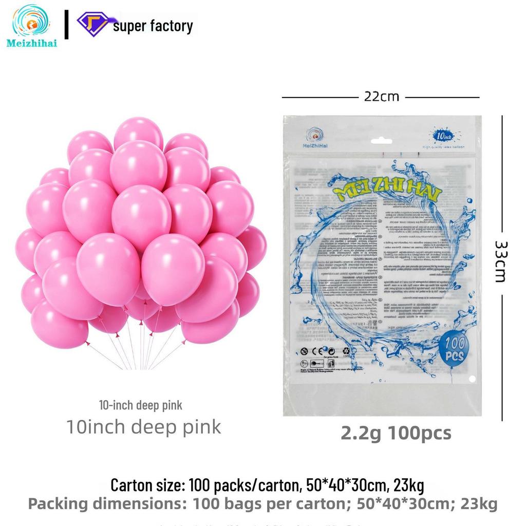 Colorful Macaron Balloons: Round Dopamine Balloons for Children's Birthday Party Decoration