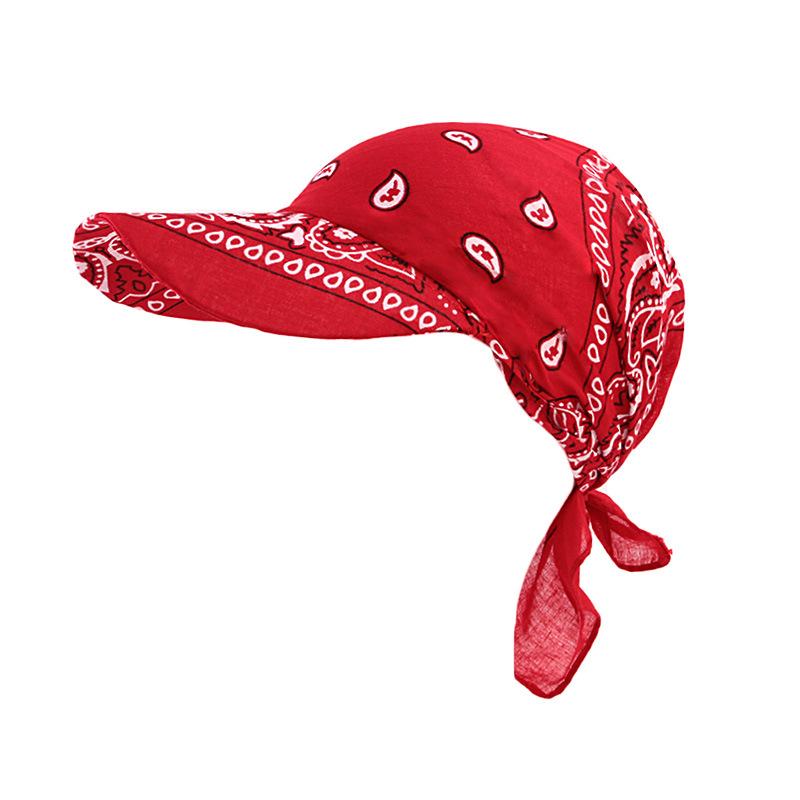 Baseball Cap Brim Sunshade Women Men Hat Korean Square Scarf Cap Soft Headscarf
