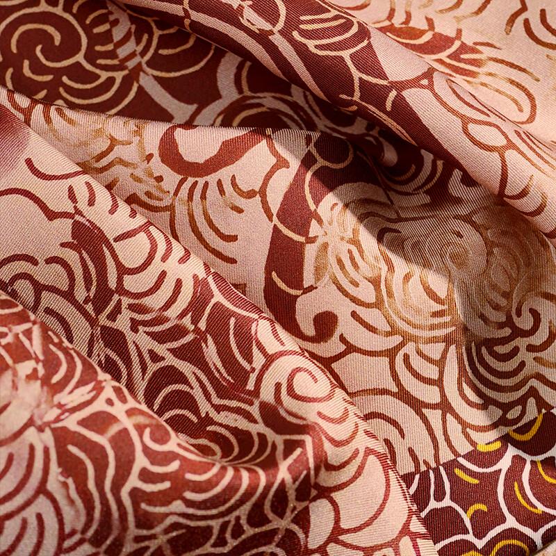 Forbidden City Bafang Taihe Mulberry Silk Scarf