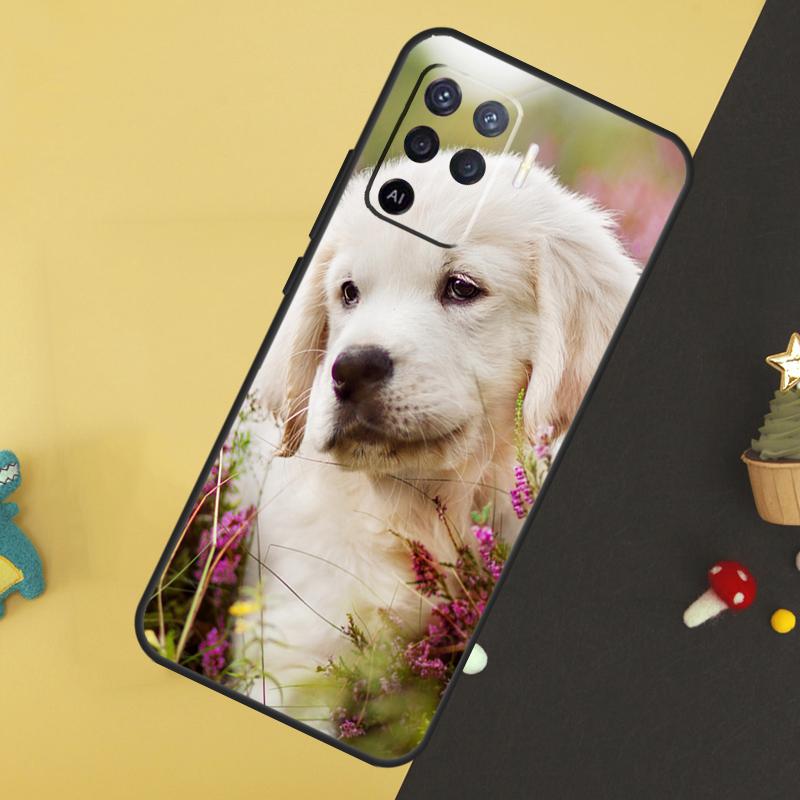 Golden Retriever Dog Case For Oppo A58 A78 A98 A18 A38 A74 A94 A54 A15 A17 A57 A6 A5 Pro A16 A76 A96 A40 A60 A80