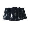 Gothic Shiny PVC Underbust Corset Top Leather Vintage Style Bustier Body Shaper Black Plus Size Steampunk Corsetto Waist Trainer