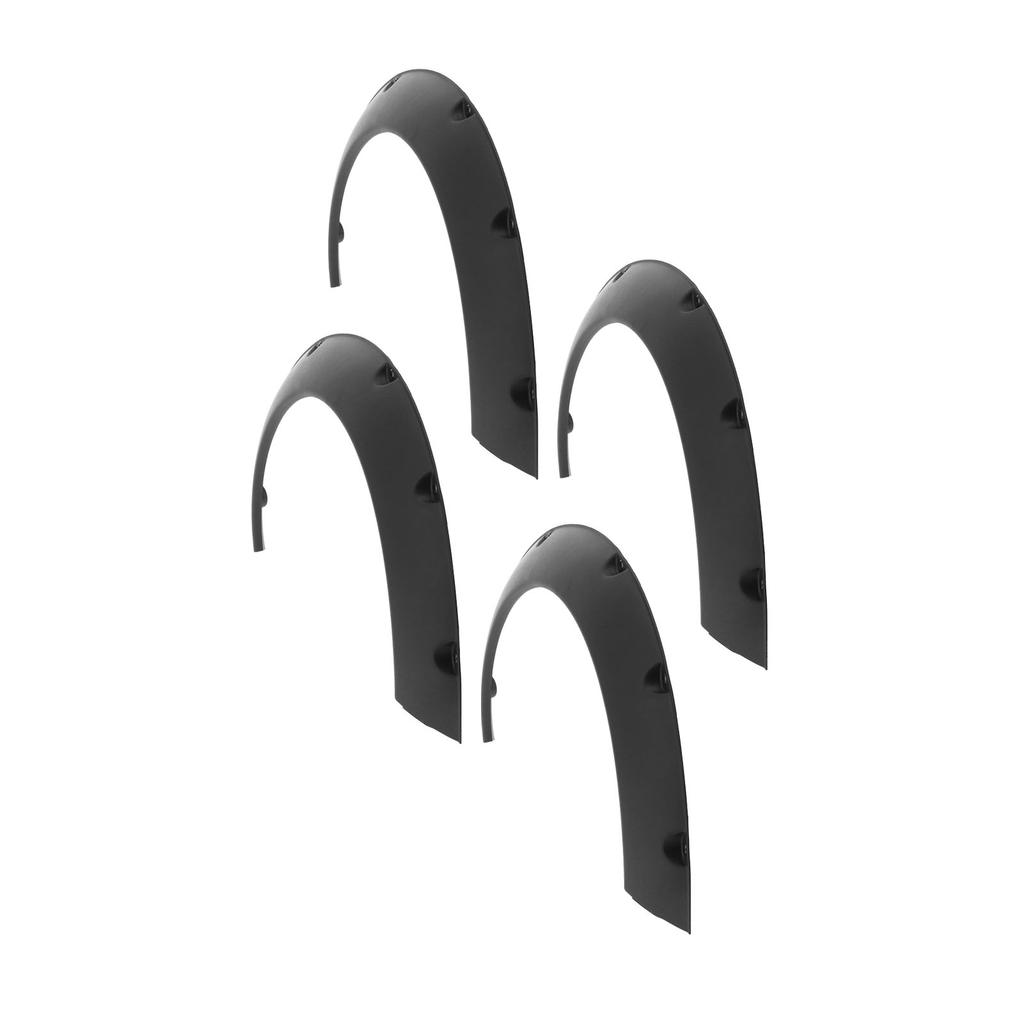 4pcs Wheel Eyebrow Protector Guard Flexible Widened Wheel Arches Lips Universal Car Accessory