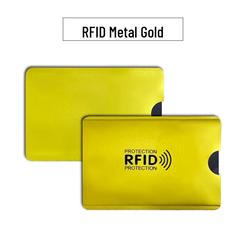 Laser Anti-Demagnetisierung Aluminium RFID-Schutz Kartenhalter
