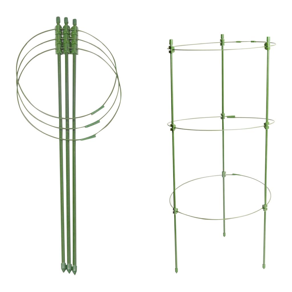 Plant Support Cage Resistant Garden Plant Support Ring Plant Stake Plant Support Tomato Cage, 45 Cm Plant Lattice Frame Kit