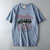 Export Tail Order Men's Cut Label Cattle Goods American Street T-Shirt Short Sleeve Pure Cotton Export Original Order Fashion Retro T-shirt