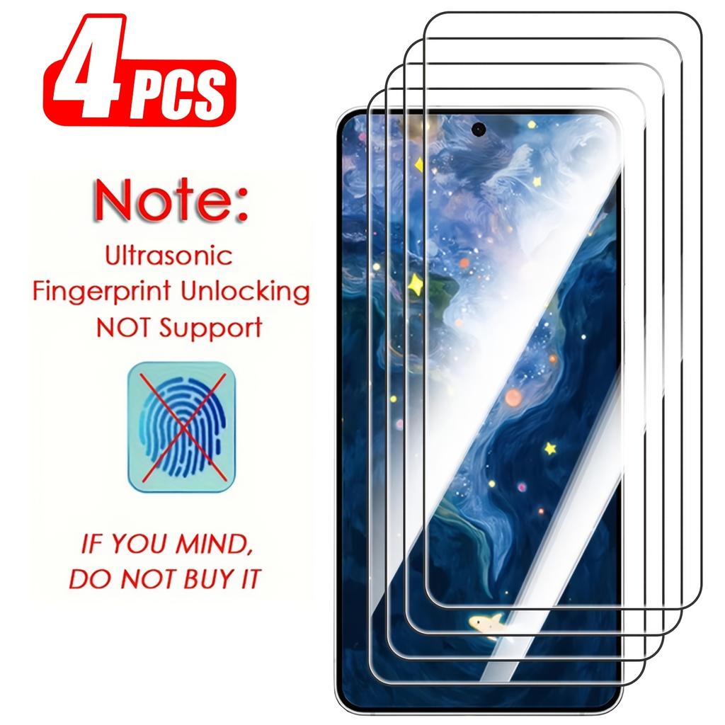 4pcs Tempered Glass For Samsung Galaxy S25 S24 Ultra S23 S22 S21 Plus S20 FE Full Cover Screen Protector For Galaxy A35 A36 A37 A54 A55 A56 A57 A17 5G