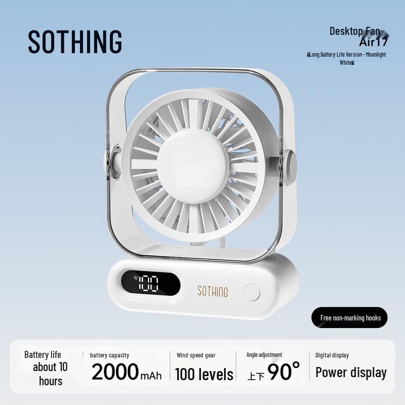 SOTHING Rechargeable Desktop Mini Fan