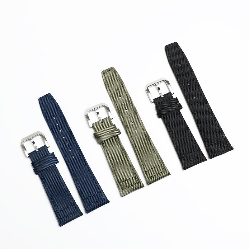 Straight Nylon Leather Canvas 20/21/22 Mm Suitable for Wanguo Watch with IW Little Prince Pilot Series