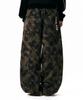 AAKAM Knee Pin-Tuck Camouflage Twill Pants (Khaki)