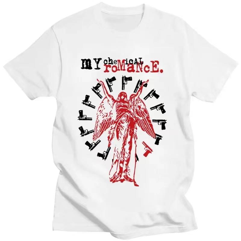 

Rock Band My Chemical Romance Graphic T Shirts The Black Parade Men s Vintage Punk Hip Hop Short Sleeve Tee Shirt Oversized01336 4XL