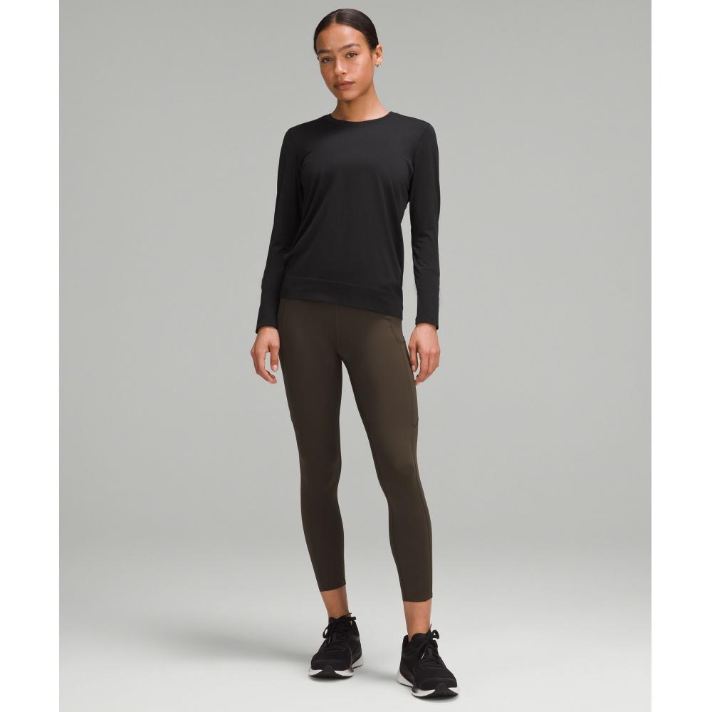 Lululemon Swiftly Relaxed Long Sleeve Shirt  Hip Length Black Black