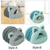 Plush Cat Bed Comfortable Kitten Kitty Shelter for Small Animal Pet Supplies
