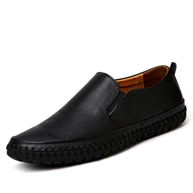 Men's Summer Moccasins: Fashionable, Versatile, Breathable Leather Casual Shoes