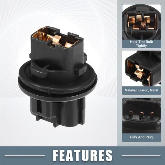 Front Turn Signal Light Bulb Holder 81128-06470 TWO for Toyota Avalon