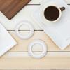 2026 Best!! Silicone Cup Sleeve for Insulated Coffee 2Pcs Reusable Protective White Mug Covers