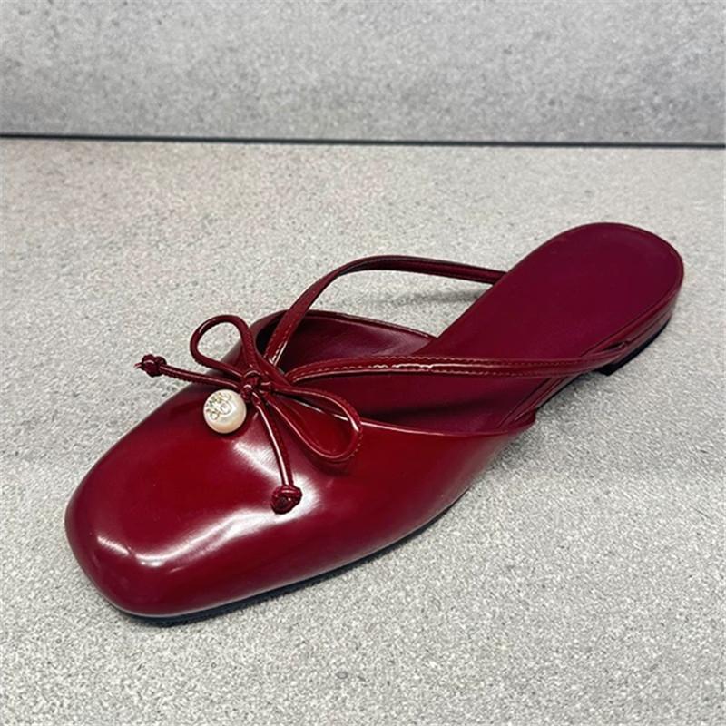 Summer Flats Women Slippers Dress Fashion Mules Shoes Casual Slingback Woman Sandals 2025 New Trend Brand Cozy Zapatos De Mujer