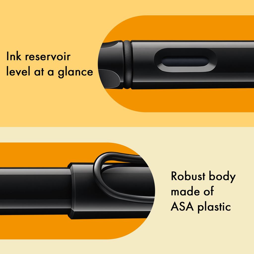 Juego de Pluma Estilográfica LAMY Safari All Multi Fina con Estuche Dedicado (EF Extra) (Negro)