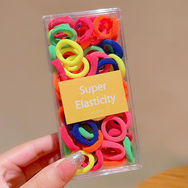 Large, high-elasticity hair ties for girls: gentle on hair, perfect for high ponytails, durable and ideal for students.