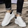 Pantofi Albi cu Platformă Bărbați Sport Casual Adidași Înălțare Pantofi cu Talpă Ascunsă Invizibil 8cm Înălțare Pantofi Joși Bărbat Mai Înalt Ridicare