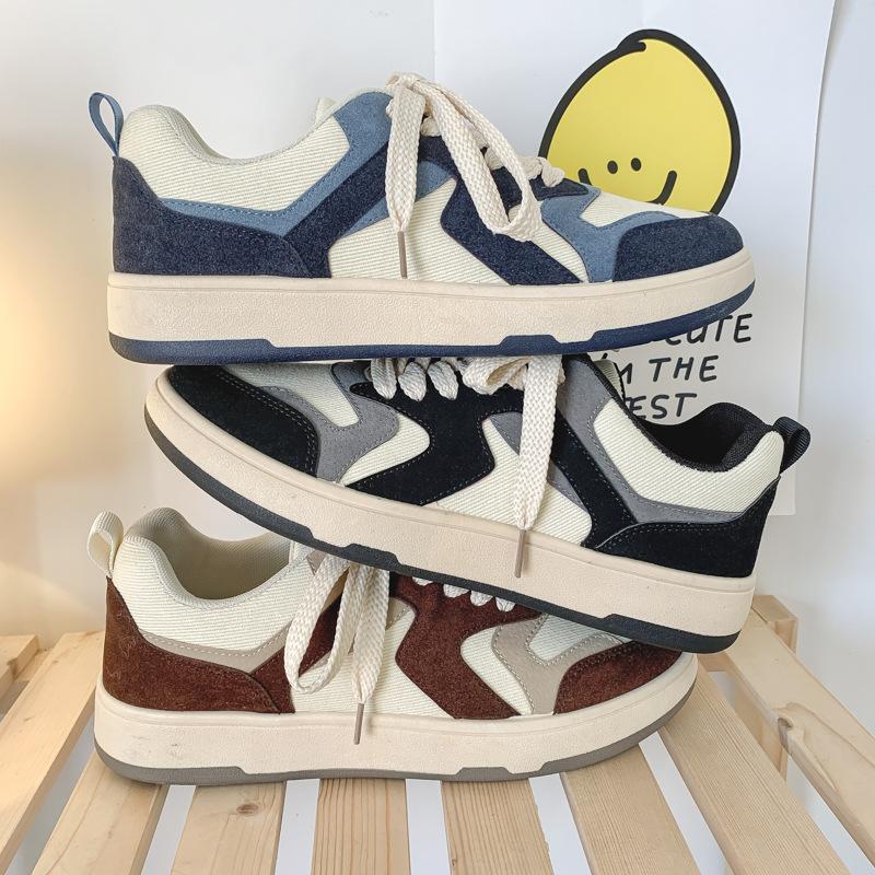 

Мужская обувь, трендовая новая парусиновая обувь, мужская корейская версия, универсальные мужские кроссовки в гонконгском стиле для спорта и отдыха