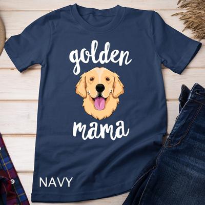 Golden Retriever Mama T-Shirt for Women Mother Dog Pet Gift Unisex T-shirt