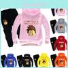 Set Hoodie Kinder Hose Jungen Langarm Cartoons Trainingsanzug Druck