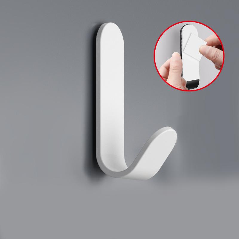 1/5 ks Samolepící Silné nástěnné háčky Háček na ručník Dvířka Věšák na klíče Taška na kabát Držák na háček Kuchyň Koupelnové doplňky Domácí organizér