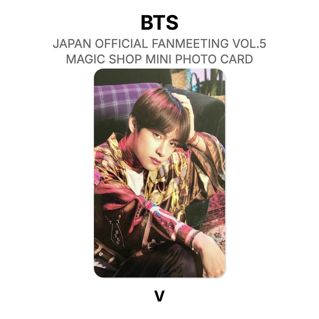 BTS JAPAN OFFICIAL FANMEETING VOL.5 MAGIC SHOP MINI PHOTO CARD Official Photocard