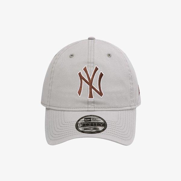 New Era Mlb New York Yankees Basic Outline Unstructured Ballcap Dolphin Gray 152