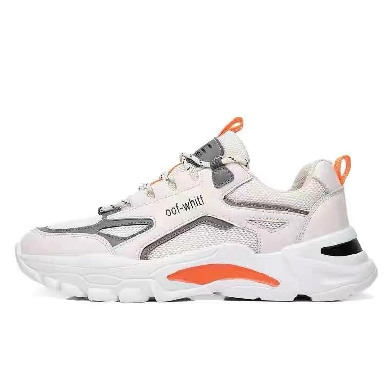 Nové trendy letní boty pro muže ležérní boty se silnou podrážkou trendy tátovy boty prodyšné běžecké síťované sportovní boty pro muže