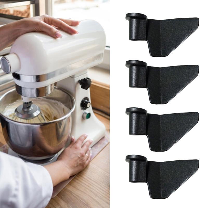 4Pieces Bread Maker Paddles Mixing Paddle Bread Maker Part Metal Texture Bread Machine Attachment for Making Bread