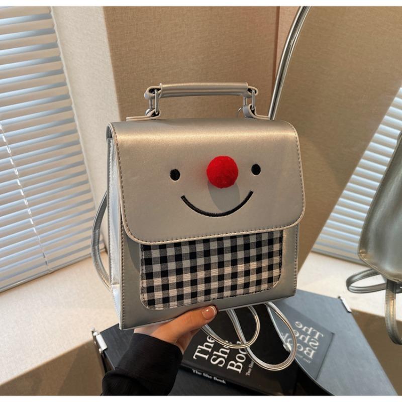 Little fresh preppy style backpack bag women's new fashion and versatile high-end crossbody bag