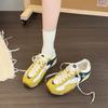 Fashion 2025 New Mesh Thin Soled Women Sneakers Fashionable Retro Concise Casual Comfortable Increased Sports Shoes Street Board Shoes