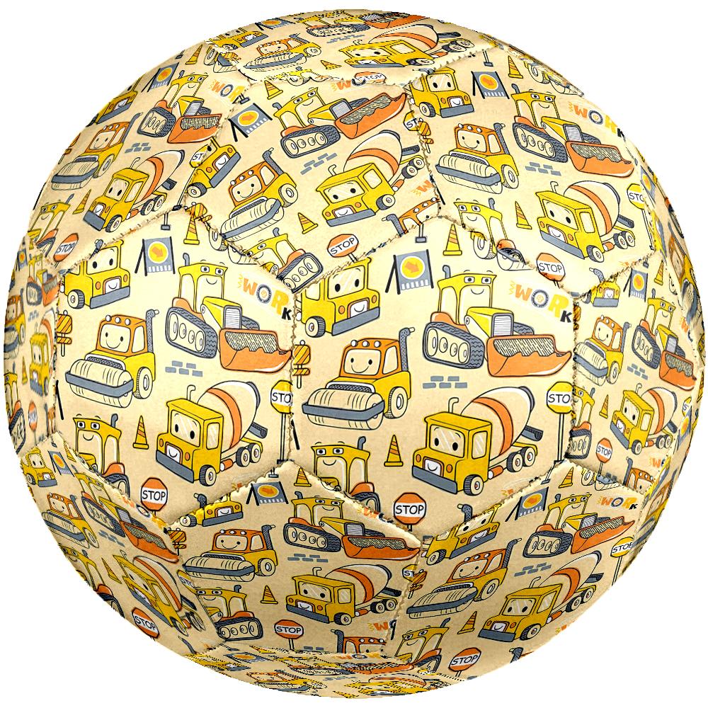 Excavator Theme Size 5 Soccer Ball, Suitable for Both Indoor and Outdoor Matches, a Gift Suitable for Everyone.