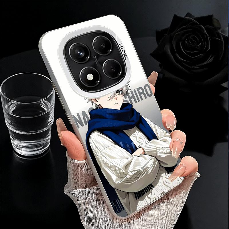 Blue L-Lock Nagi Seishiro Soft Phone Case for Samsung Galaxy S24 S25 FE S26 Edge S23 Ultra S22 Plus S21 + Shockproof Cover Back