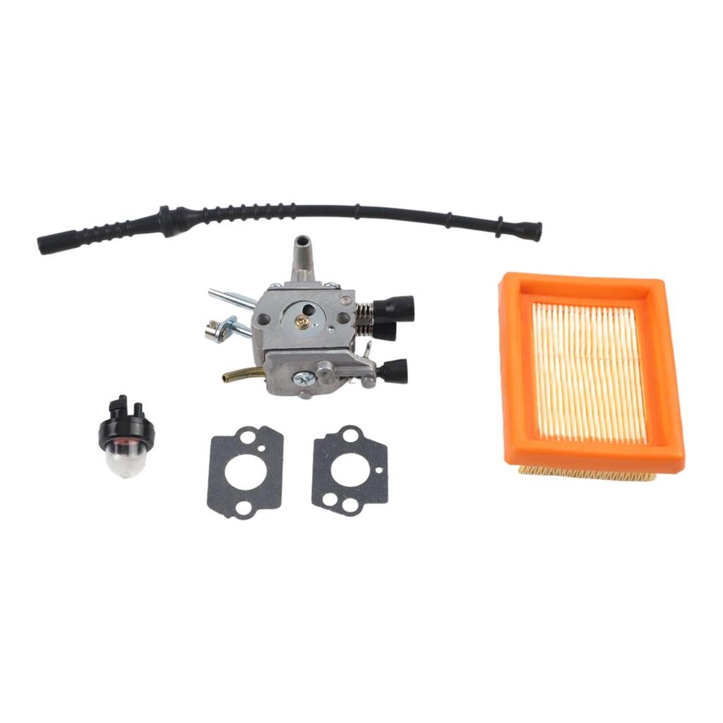 For FS Model Series Carburetor Set Outdoor Equipment Easy Install Lawn Mower Parts Carburetor Consistent Fuel Delivery