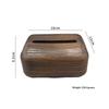Wooden Pattern Tissue Box Minimalist Style Tissue Box Tabletop Tissue Box Tissue Paper Holder