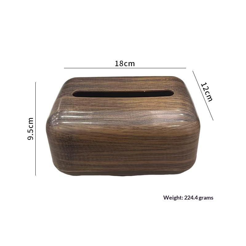 Wooden Pattern Tissue Box Minimalist Style Tissue Box Tabletop Tissue Box Tissue Paper Holder